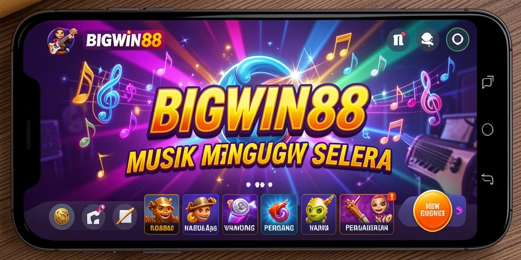 Tampilan menarik dari gameplay BIGWIN88 dengan musik yang mengasyikkan.