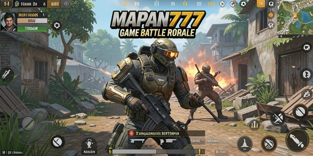 Tampilan gameplay menunjukkan intense Battle Royale yang seru.