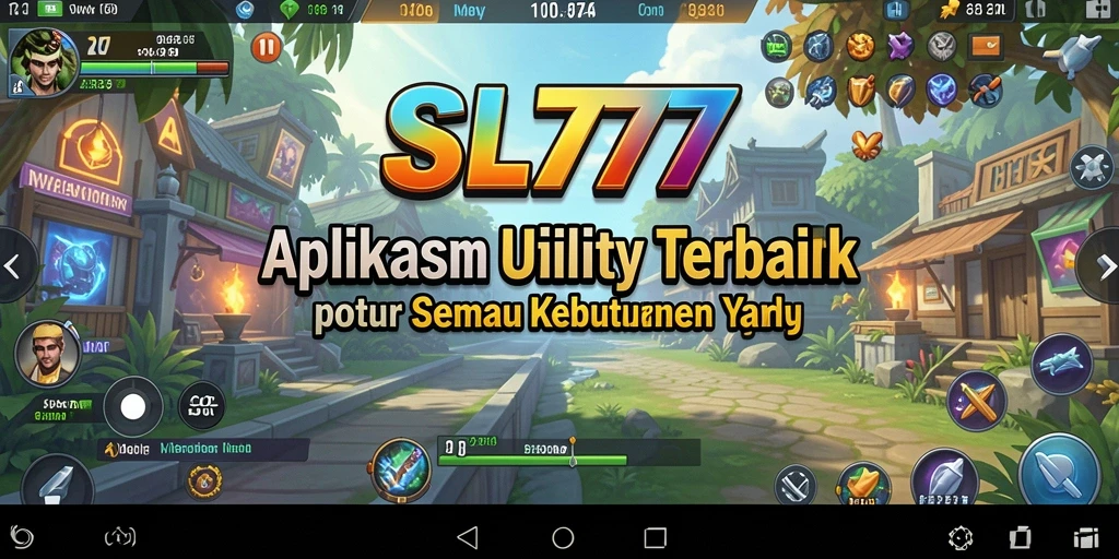 Tangkapan layar utama SL777 menunjukkan antarmuka aplikasi Utility yang intuitif.
